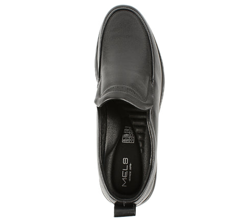 Pantofi casual, barbati, MELS, J60 negru, piele naturala